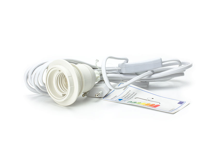 Kabel mit Lampenfassung für E27 Sockel - LED-Pflanzenlampe Zubehör